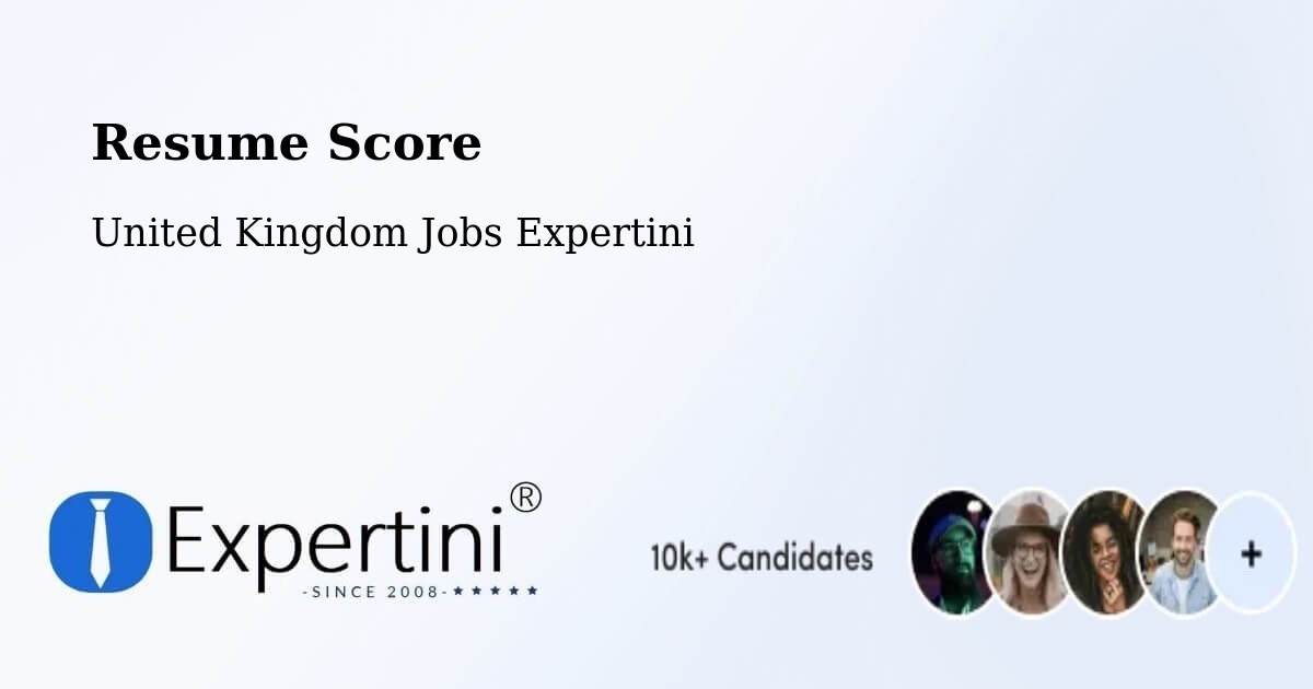 Resume Score - United Kingdom Jobs Expertini
